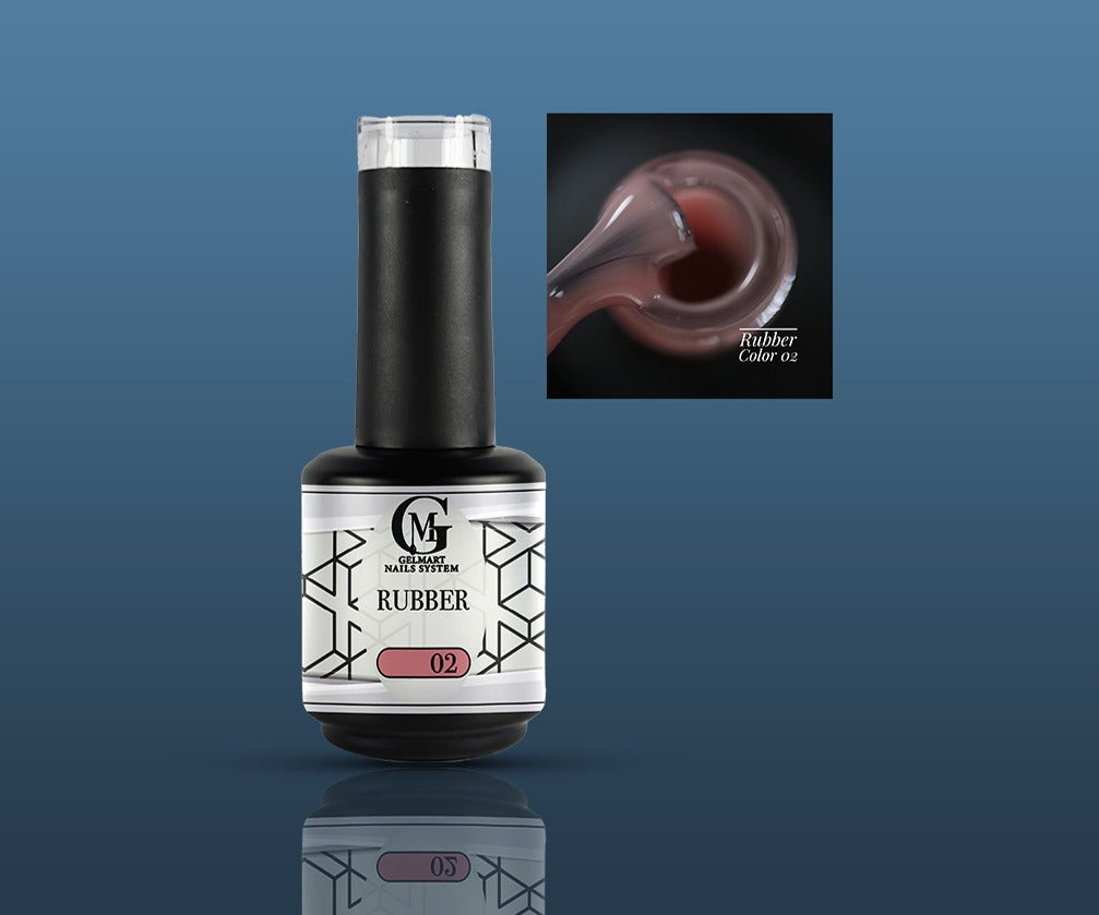 RUBBER BASE COLOR 02 - GELMART NAILS SISTEMS – Nagelshop