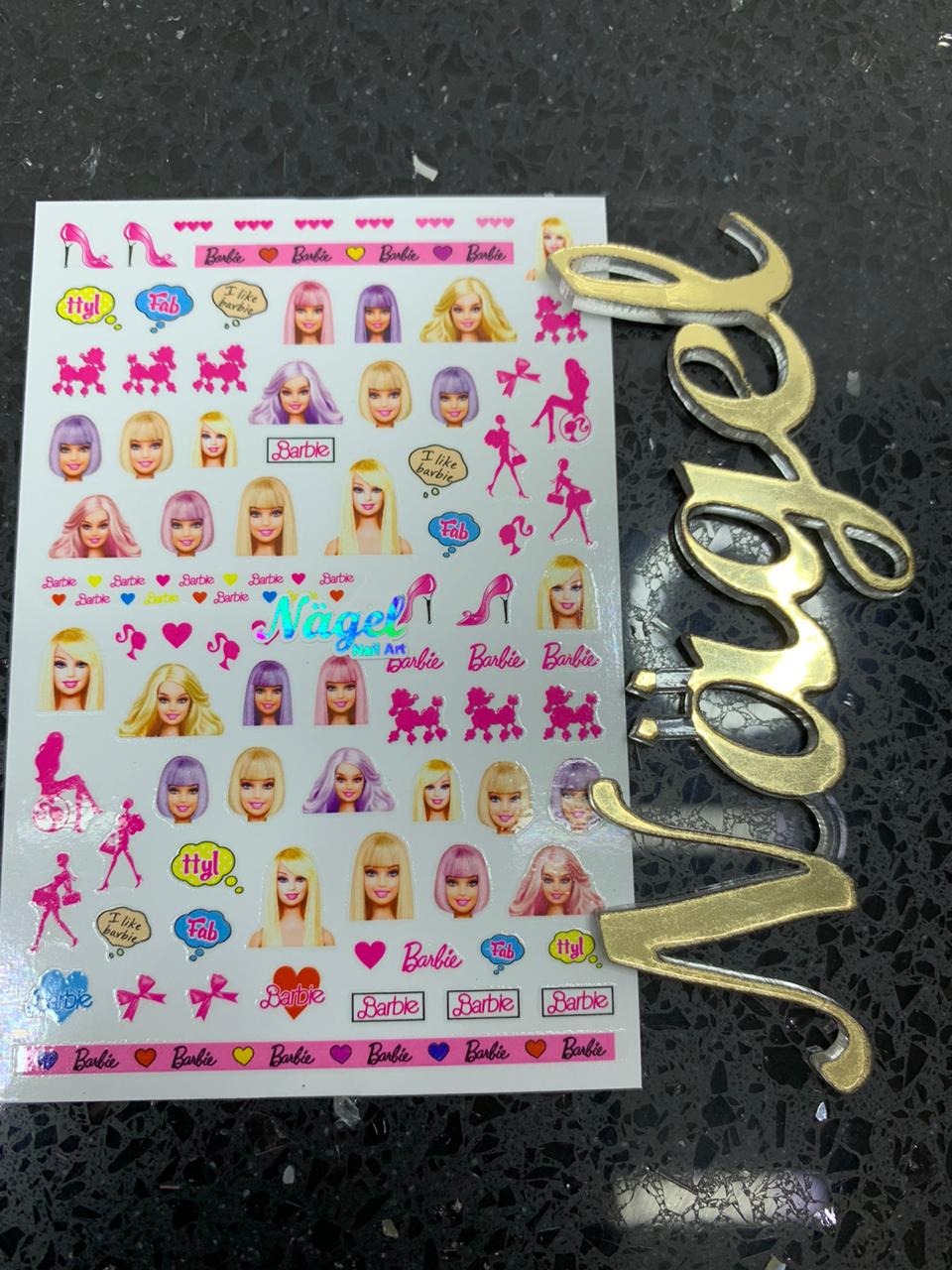 Stickers Barbie – Nagelshop